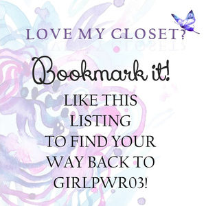 🦋BOOKMARK MY CLOSET!
